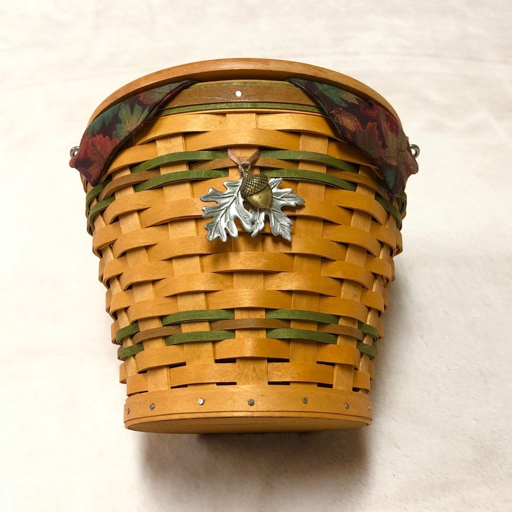 🍂 Vintage 2002 Longaberger Autumn Pail 🍂
